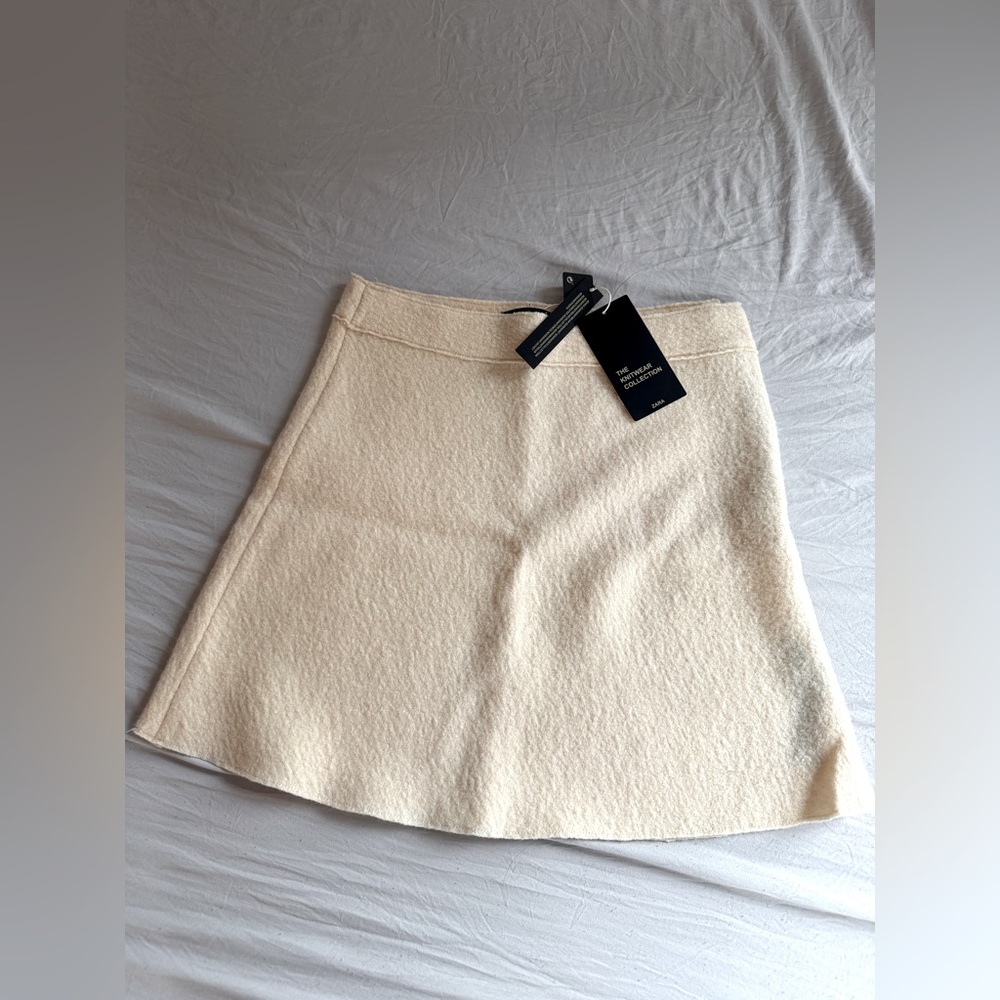 New Zara Knit A-Line Skirt